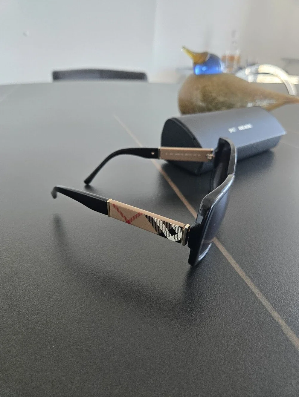 Burberry Black Women's Oversized Sunglasses